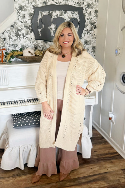 The Willow Cream Cardigan