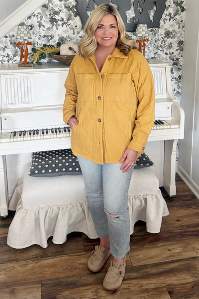 Autumn Breeze Quilted Shacket