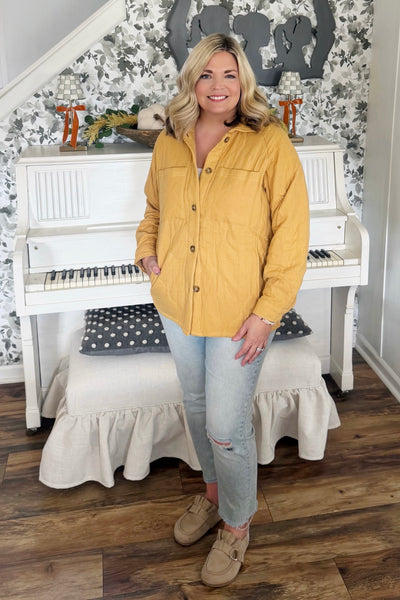 Autumn Breeze Quilted Shacket