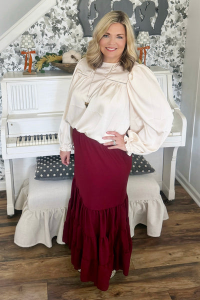 Harvest Tiered Maxi Skirt
