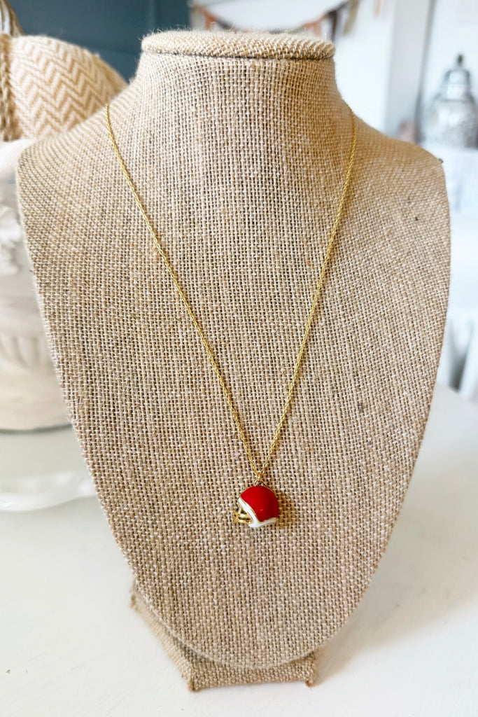 Game Day Helmet Necklace