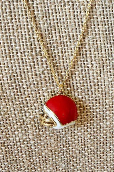 Game Day Helmet Necklace