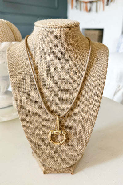 Finley Horse Bit Necklace
