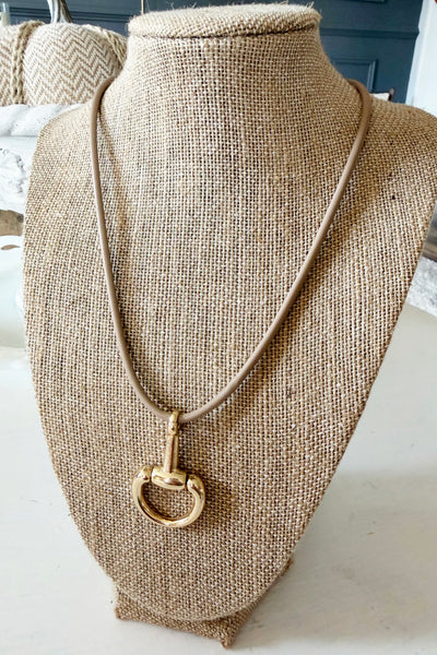Finley Horse Bit Necklace