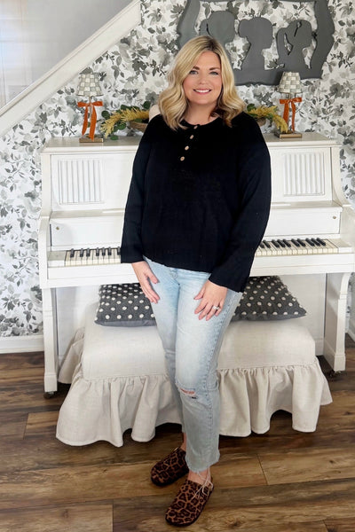 Everly Button Front Sweater