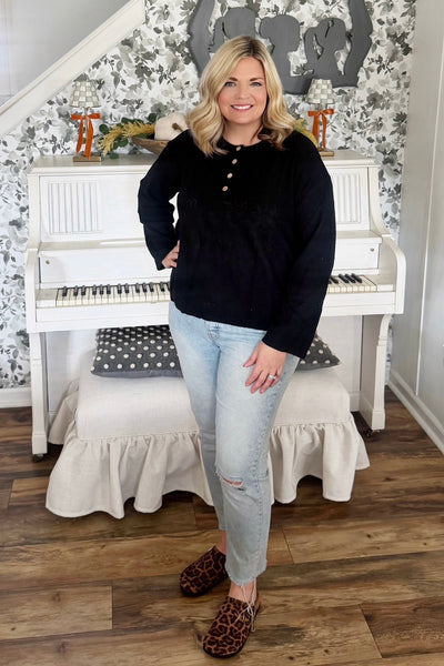 Everly Button Front Sweater