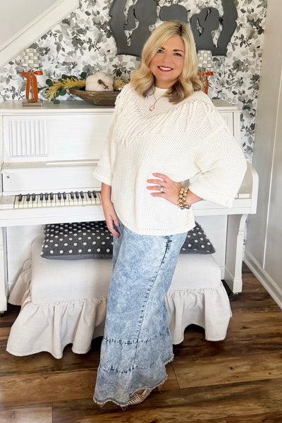 Caroline Fringe Sweater