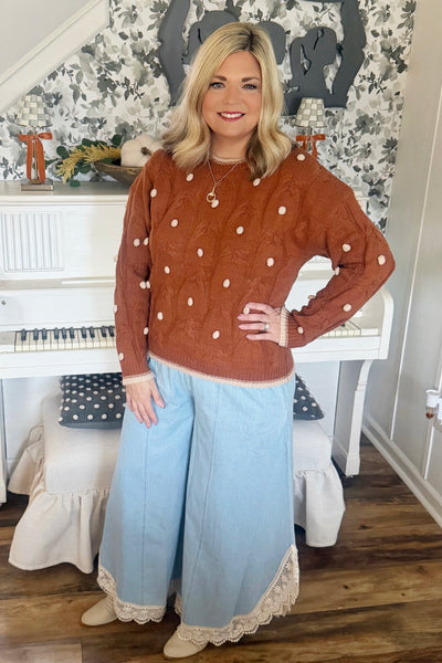 Autumn Dot Sweater