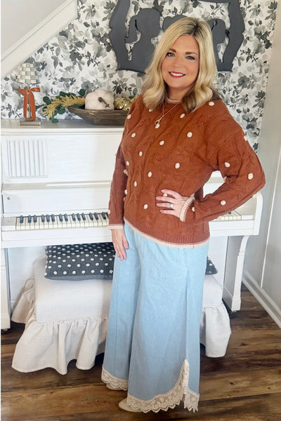 Autumn Dot Sweater