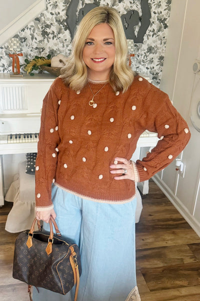 Autumn Dot Sweater