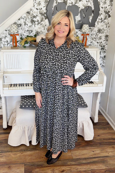 Midnight Meadow Maxi Dress