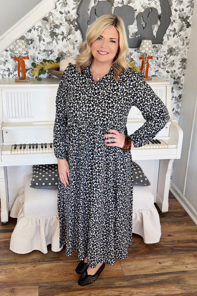 Midnight Meadow Maxi Dress