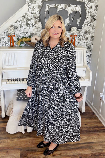 Midnight Meadow Maxi Dress