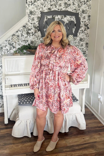 Blush Garden Bow Dress