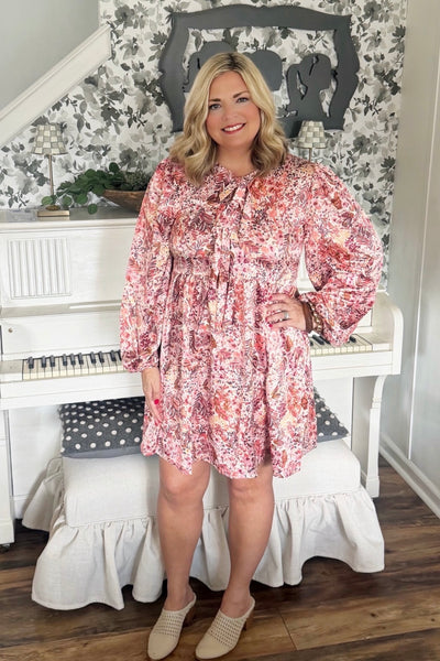 Blush Garden Bow Dress