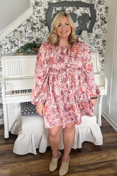 Blush Garden Bow Dress