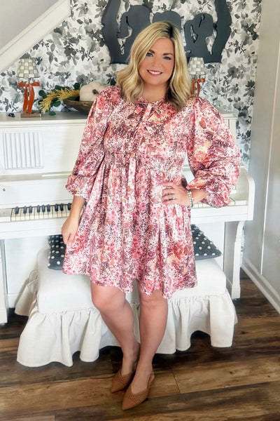 Blush Garden Bow Dress