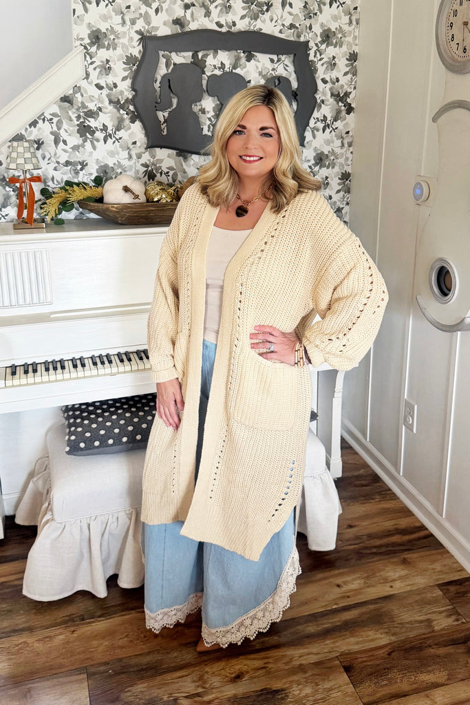 The Willow Cream Cardigan