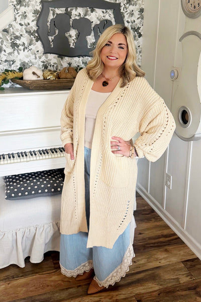 The Willow Cream Cardigan